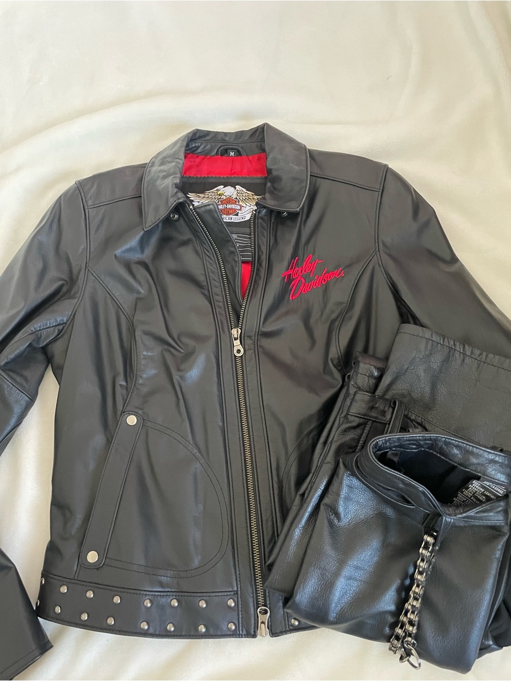 Harley-Davidson vintage jacket & pants set